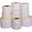 Epson 111198600 L90 Labels, 3.00" X 3.00", Black, 425 Labels Per Roll, 10 Rolls