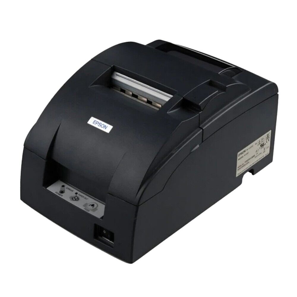 Epson C31C514A8531 TM-U220B Receipt Printer Model M188B, Serial Interface, Gray