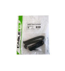 Cablesys 1200FB 12' Flat BLACK Telephone Handset RJ9 Curly Cord GCHA444012-FFB