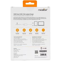 Rocstor Y10A274-B1 100W USB-C Laptop Power Adapter Charger for Dell HP Lenovo
