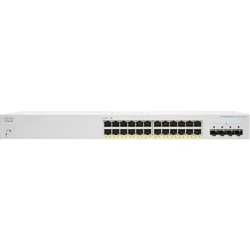 Cisco CBS220-24T-4G-NA 24 Giga 4 Giga Exp Slot 4 SFP Managed Network Switch