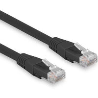 Rocstor Y10C434-BK 25FT Molded CAT6 Ethernet Premium PoE Ready Cable BLACK