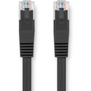 Rocstor Y10C434-BK 25FT Molded CAT6 Ethernet Premium PoE Ready Cable BLACK