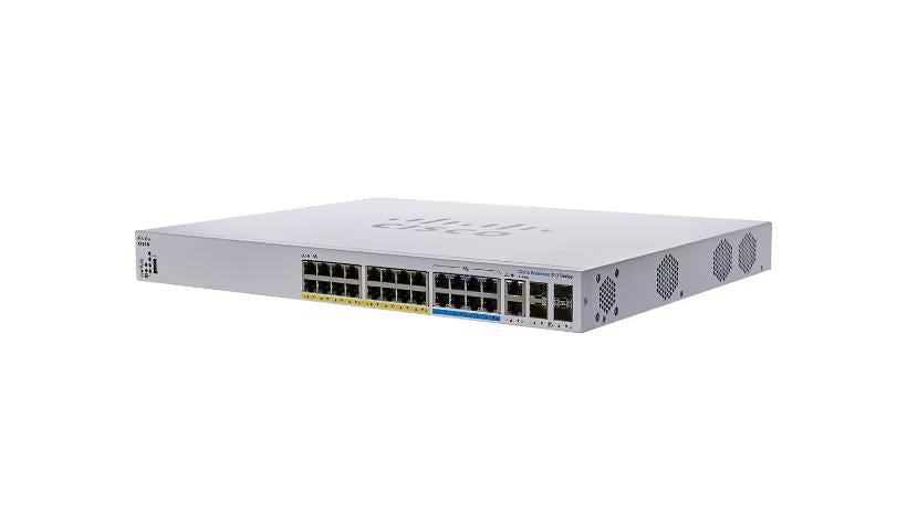 Cisco CBS350-24NGP-4X-NA 16 Giga PoE+ 8 5G PoE+ 4 10G SFP+ Managed Switch 375W