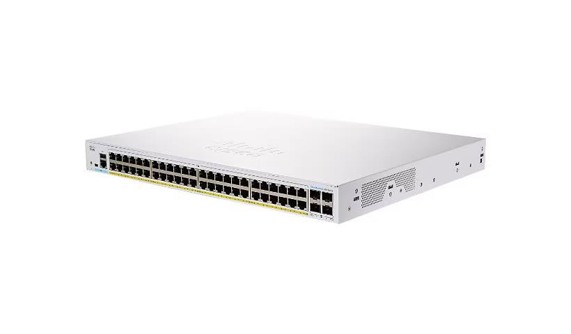 Cisco CBS250-48P-4X-NA 48 Giga PoE+ 4 10Giga Exp 4 SFP+ Managed Network Switch