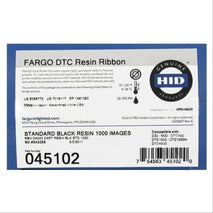 Fargo 45102 Standard Black Resin Ribbon - 1000 Prints