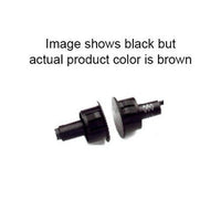 GRI 10/PK 185-12-B Steel Door Recessed Switch Set, 3/4" Gap Open Loop, Brown