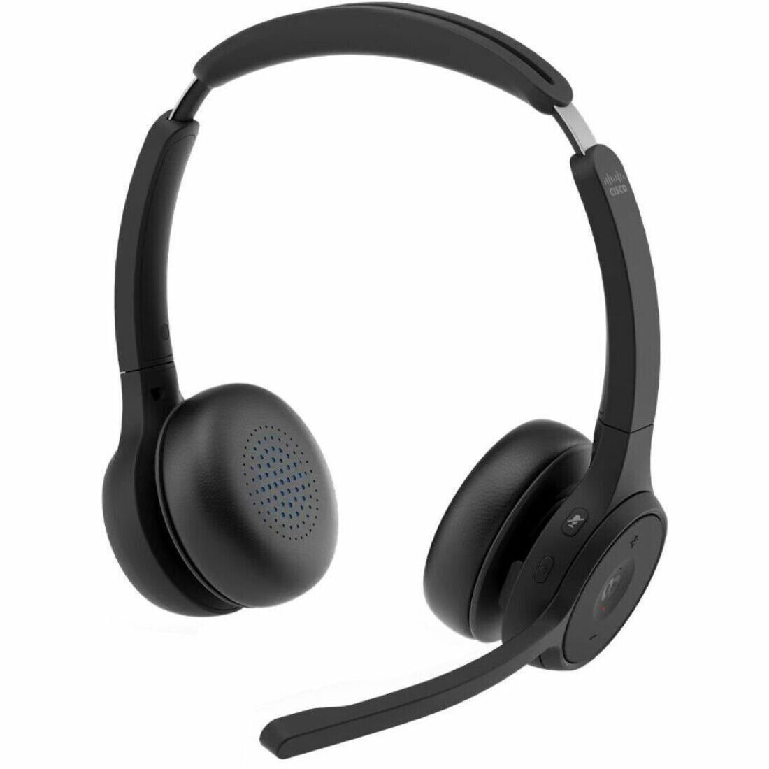 Cisco HS-WL-721Q-BUNA-C Single Ear Bluetooth USB-A Headset MS Teams w TravelCase