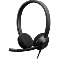 Cisco HS-W-322Q-C-USBC  322 Stereo Wired 2 Ear Headset USB-C Noise Can Mic Black