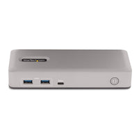 StarTech 101N-USBC-DOCK Dual-Monitor DP HDMI VGA USB-C Laptop Dock Station GRAY