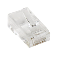 StarTech CRJ45SOL50PK 50Pk CAT5e Modular Ethernet RJ45 Clear Plugs for Solid Wre