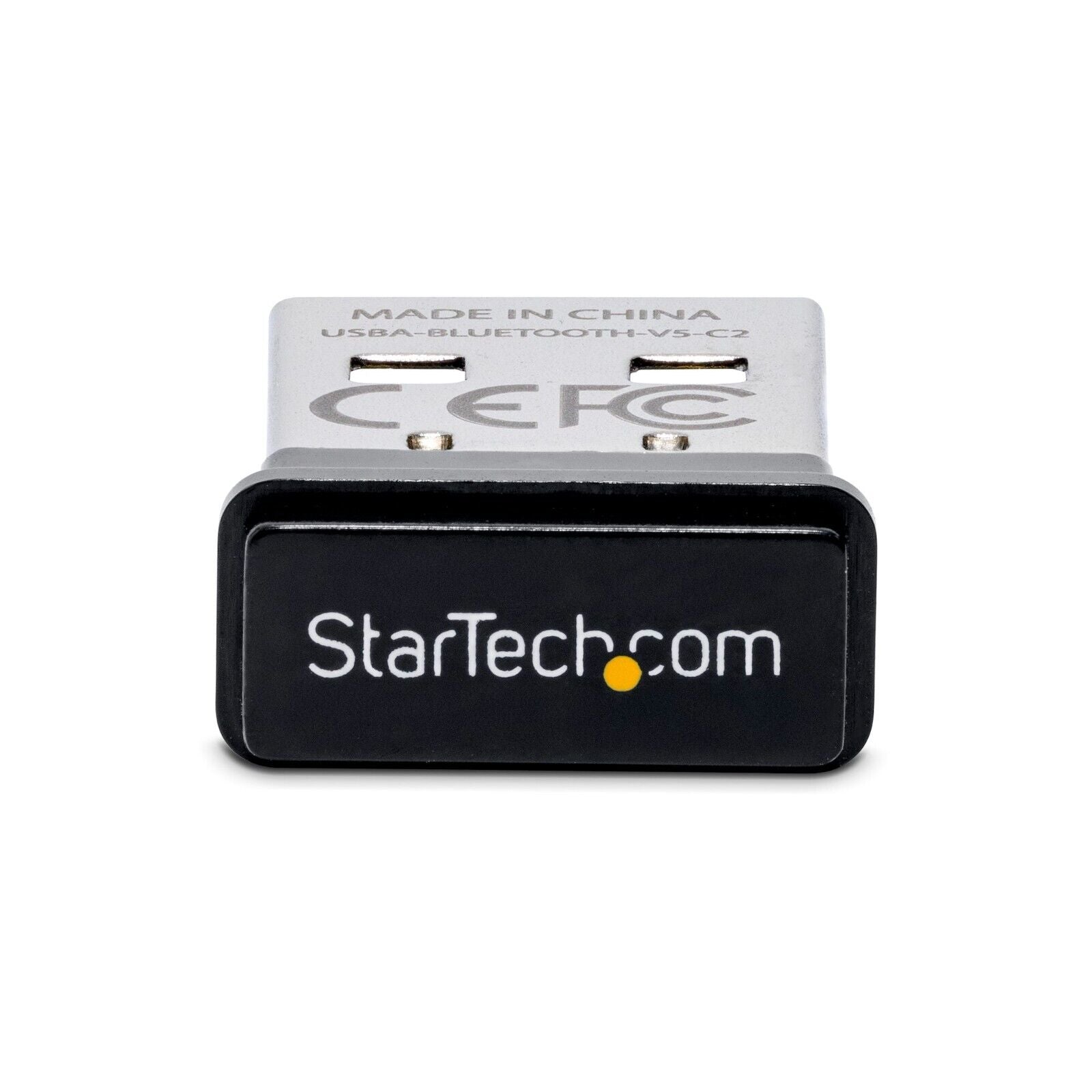 StarTech USBA-BLUEtoOTH-V5-C2 USB-A Bluetooth 5.0 Adapter Receiver SHort Dongle