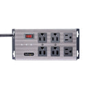 StarTech 6N515S8-POWER-STRIP 6-Port Indl Power 125V Surge Protection 8Ft Cord