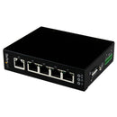 StarTech IES51000 5 Port Unmanaged Industrial Giga Ethernet Switch DIN Rail Wall