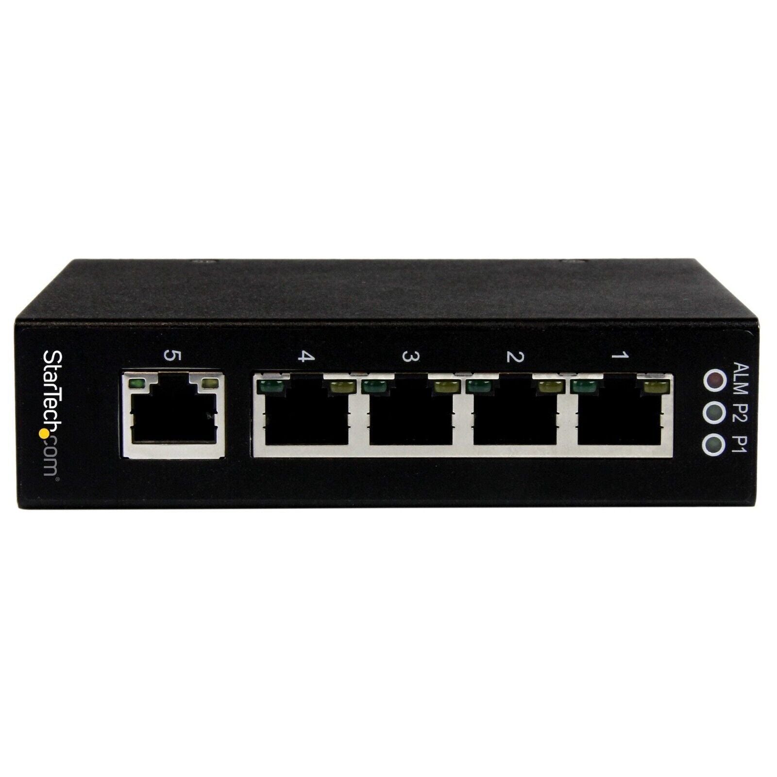 StarTech IES51000 5 Port Unmanaged Industrial Giga Ethernet Switch DIN Rail Wall