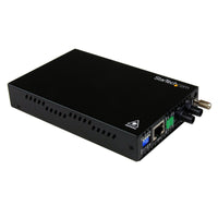 StarTech ET90110ST2 10/100Mbps MultiMode Fiber Media Converter ST 2Km TAA Comp