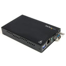 StarTech ET91000LC2 Gigabit MultiMode Fiber Media Converter LC 550m TAA Comp