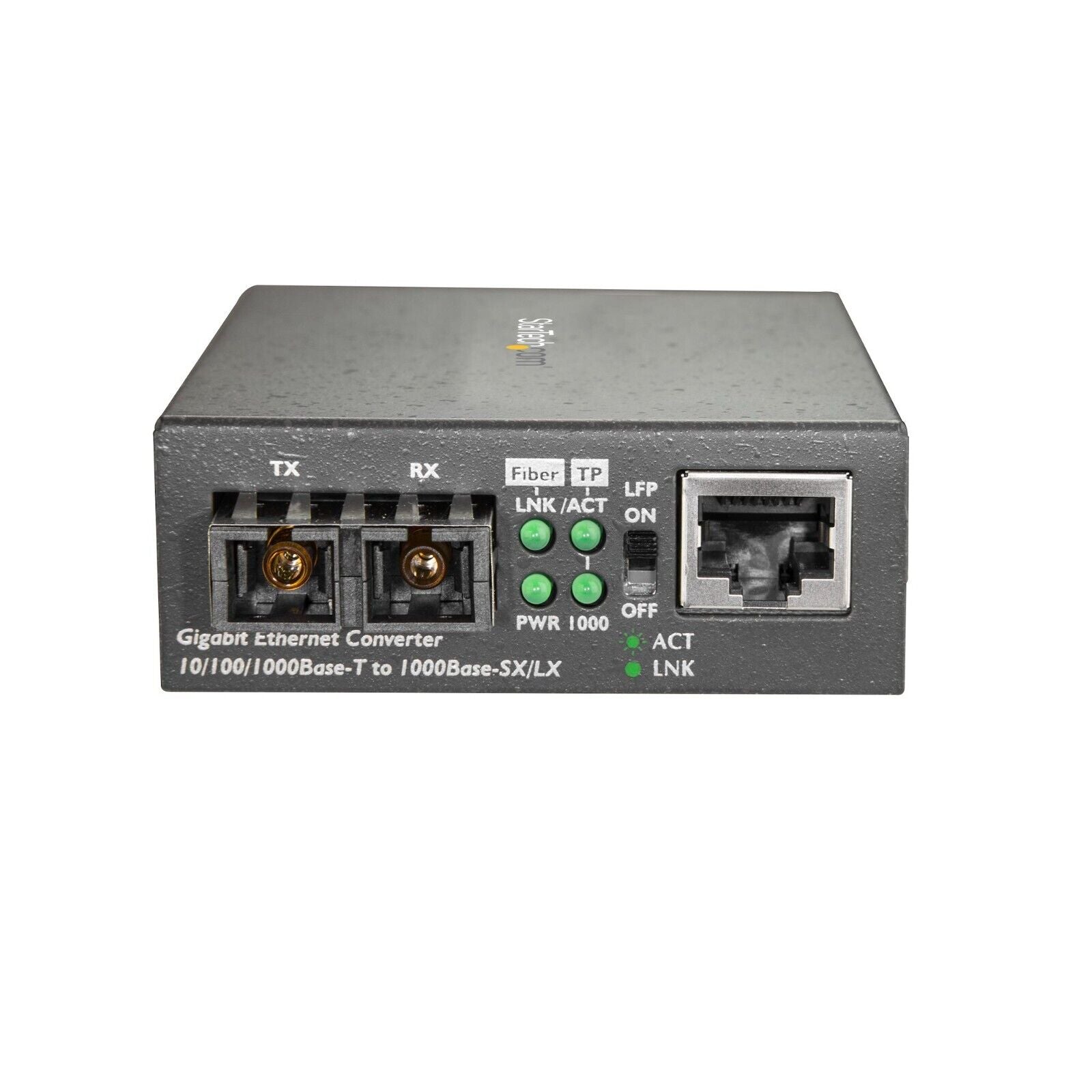 StarTech MCMGBSCSM10 Gigabit Ethernet to Single Mode SC Fiber Media Converter