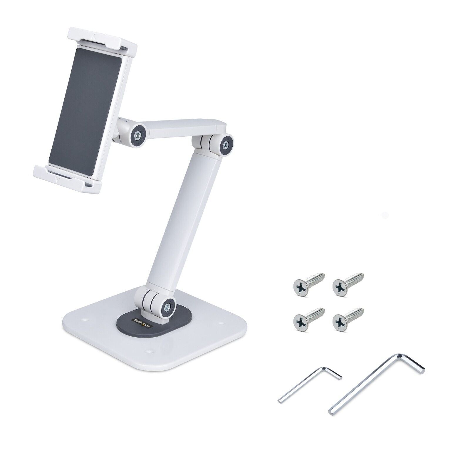 StarTech ADJ-TABLET-STAND-W Universal Tablet Articulating Adjustable Stand White