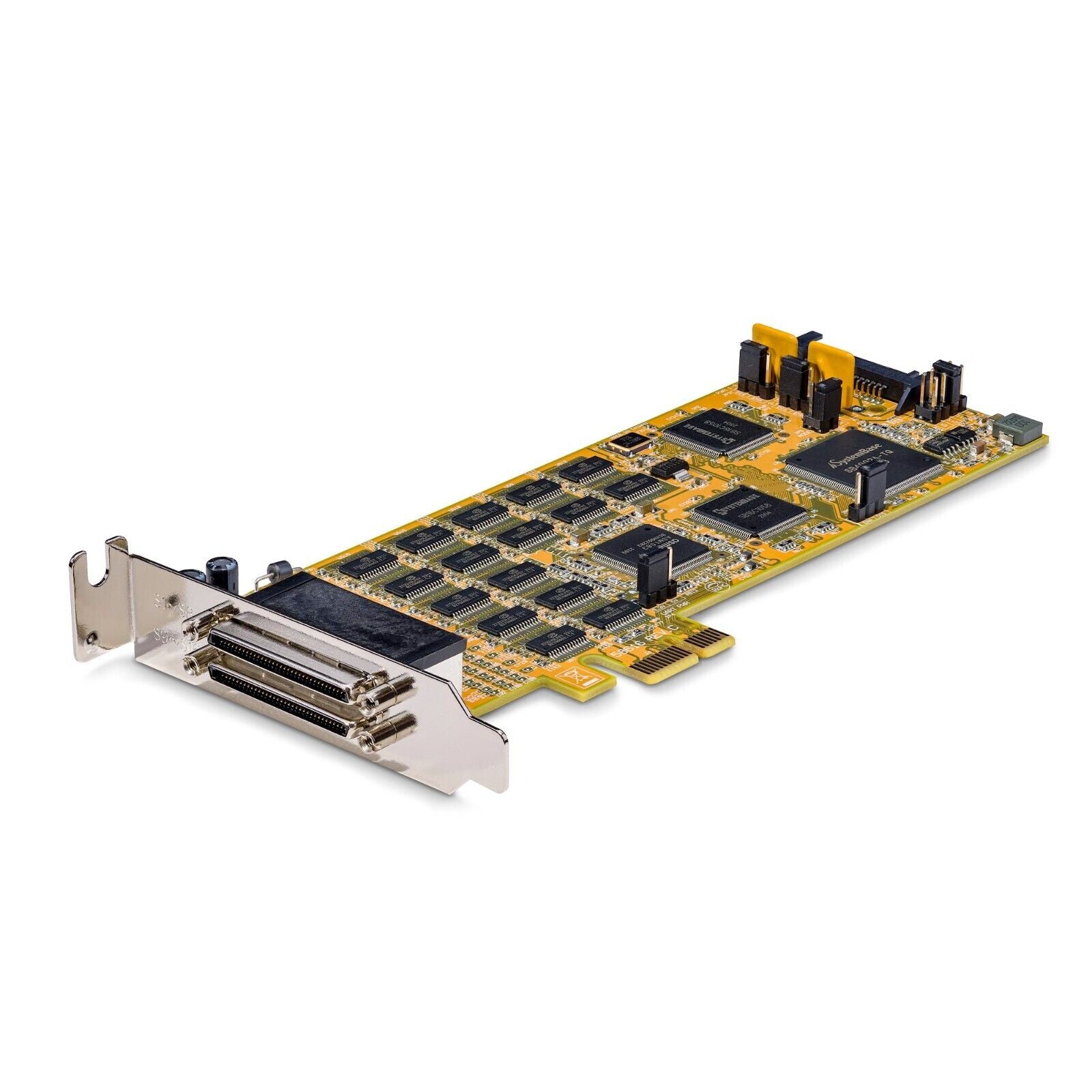 StarTech PEX16S550LP 16 Port RS232 DB9 Serials Adapter PCIe x1 LowP Card +Cables