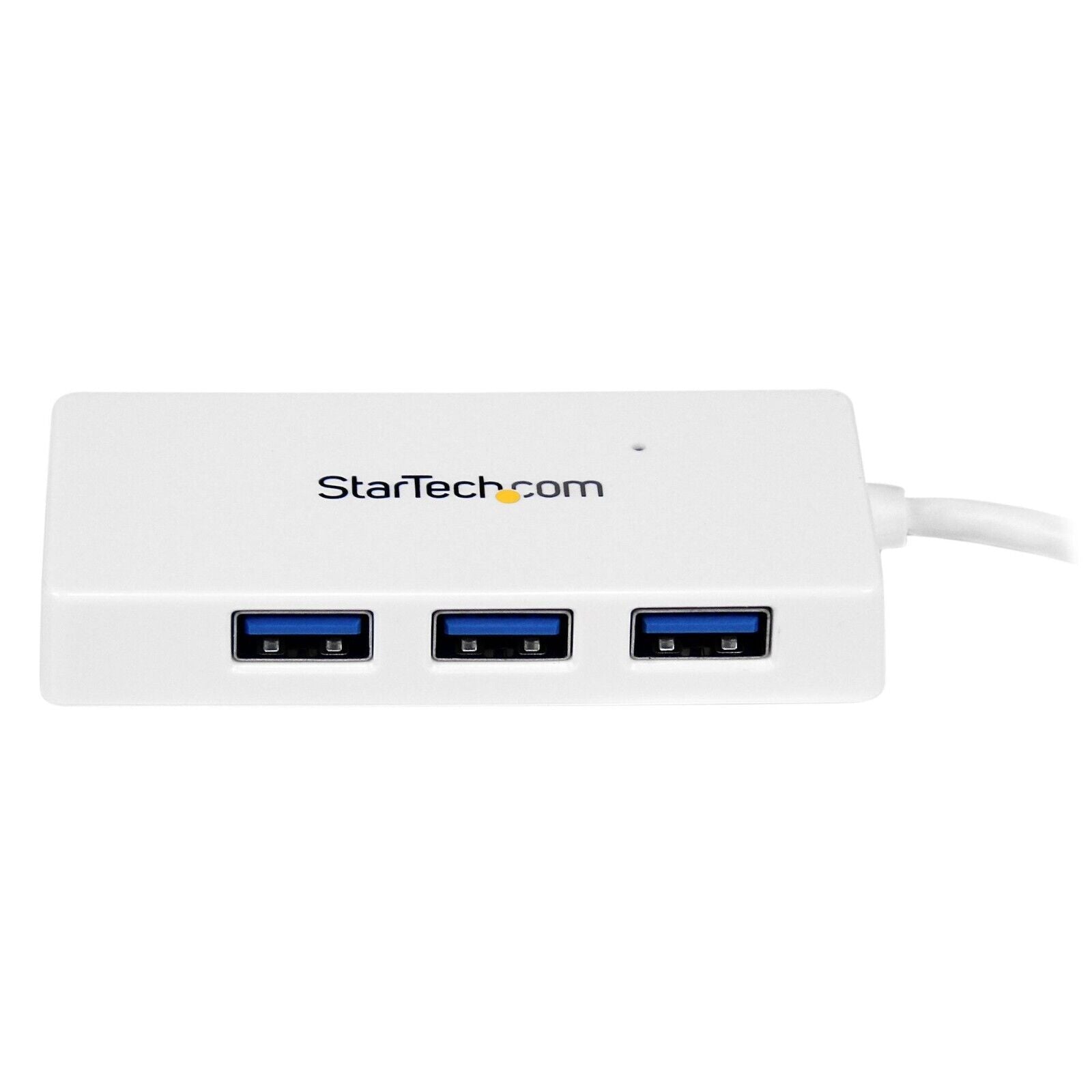 StarTech ST4300MINU3W 4 Port USB 3.0 SuperSpeed Mini Hub Compact Portable White