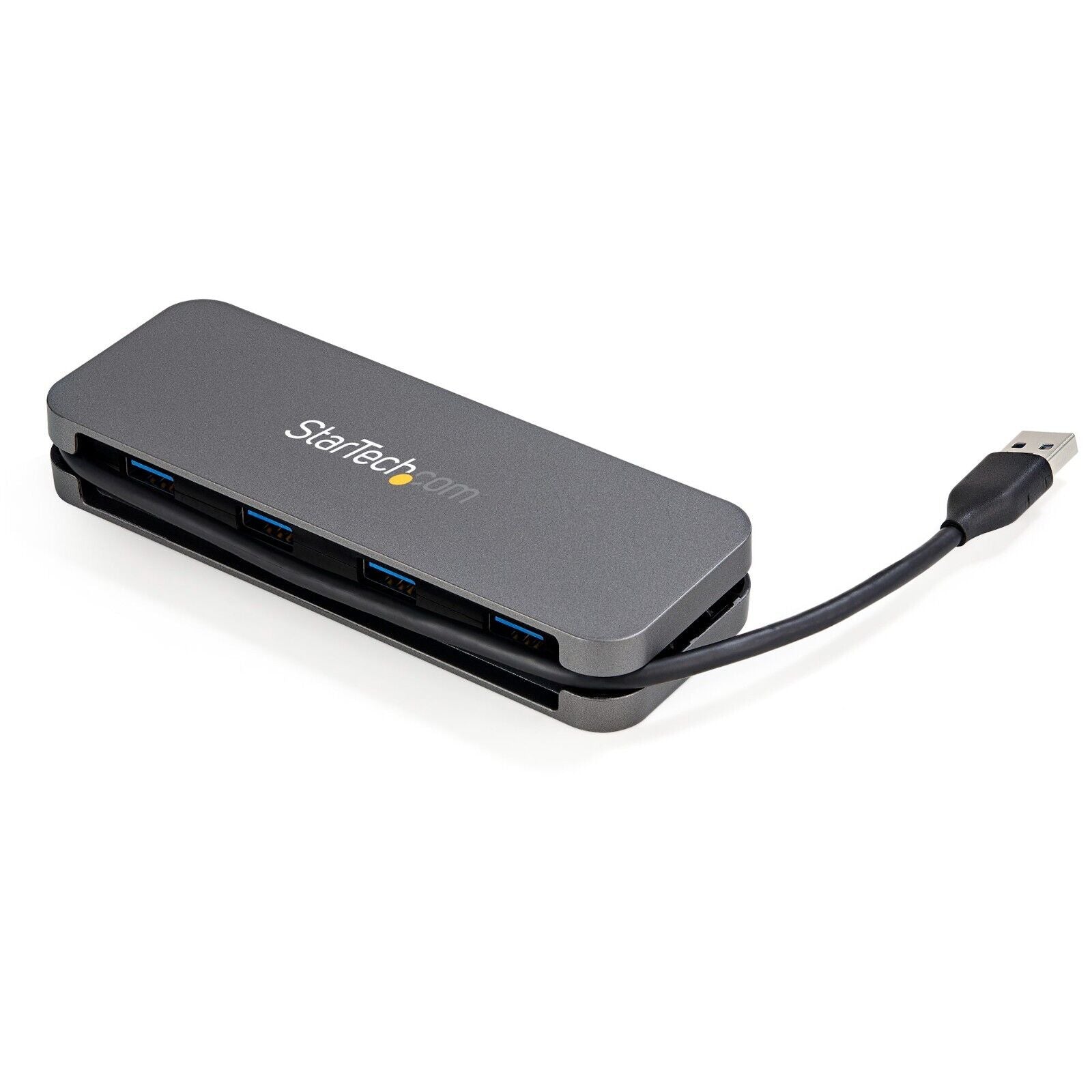 StarTech HB30AM4AB 10" Cord 4 Port USB 3.0 Mini Hub w 4x USB-A SuperSpeed Gray