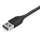 StarTech HB30AM4AB 10" Cord 4 Port USB 3.0 Mini Hub w 4x USB-A SuperSpeed Gray