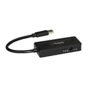 StarTech ST4300MINI 4 Port USB-A 3.0 SuperSpeed Mini Hub w Power Adapter