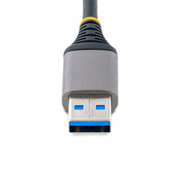 StarTech 5G3AGBB-USB-A-HUB 3-Port USB-A GbE RJ45 BusPowered w 12" Cable Gray