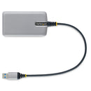 StarTech 5G3AGBB-USB-A-HUB 3-Port USB-A GbE RJ45 BusPowered w 12" Cable Gray