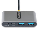 StarTech 5G2A2CPDB-USB-C-HUB 4-Port USB-C USB-A HUB w 100W PDel 12" Cable Gray