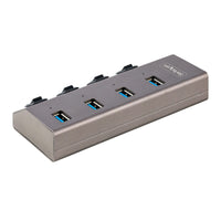 StarTech 5G4AIBS-USB-HUB-NA 4-Port Powered USB-C Expansion On/Off Hub w Power