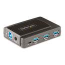 StarTech 5G7AS-USB-A-HUB 7-Port USB-A to 7 USB-A Compact Hub w Power Adapter BLK