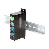 StarTech 5G4AINDRM-USB-A-HUB 4-Port Managed Industriat USB-A Hub Wall Din Rail