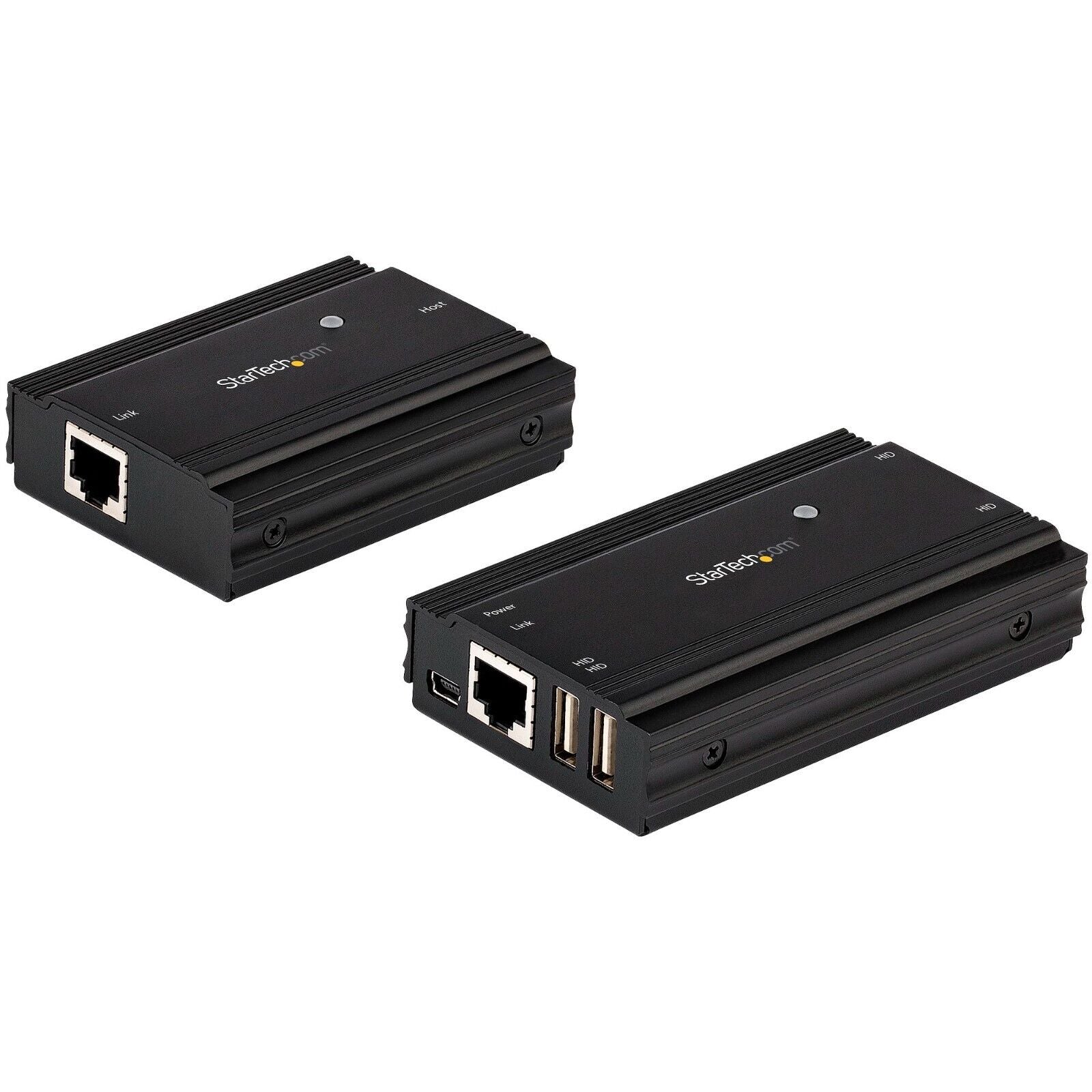 StarTech USB2004EXT100 4 Port USB Extender Hub over CAT5e/CAT6 RJ45 4xUSB-A BLK