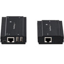 StarTech USB2004EXT100 4 Port USB Extender Hub over CAT5e/CAT6 RJ45 4xUSB-A BLK