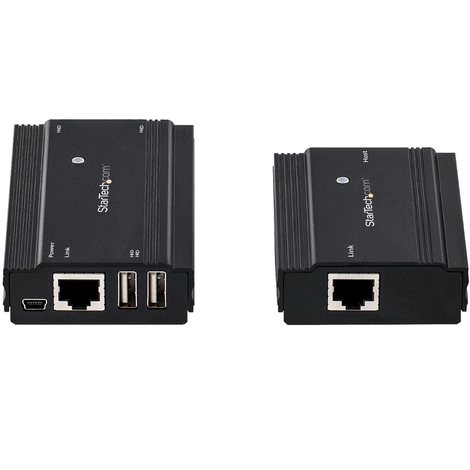 StarTech USB2004EXT100 4 Port USB Extender Hub over CAT5e/CAT6 RJ45 4xUSB-A BLK