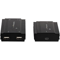 StarTech USB2004EXT100 4 Port USB Extender Hub over CAT5e/CAT6 RJ45 4xUSB-A BLK