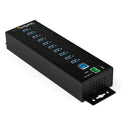 StarTech HB30A10AME 10 Port USB 3.0 Industrial Metal HUB ESD Surge Din/Wall