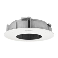 Hanwha SHD-2510FPW In-Ceiling Plenum Flush Mount for PNM-9084QZ/8082VT Cameras