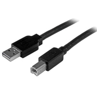 StarTech USB2HAB50AC 50Ft USB 2.0 A to B Active M/M Printer Scanner Cable Black