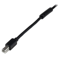 StarTech USB2HAB65AC 65Ft USB 2.0 A to B Active M/M Printer Scanner Cable Black