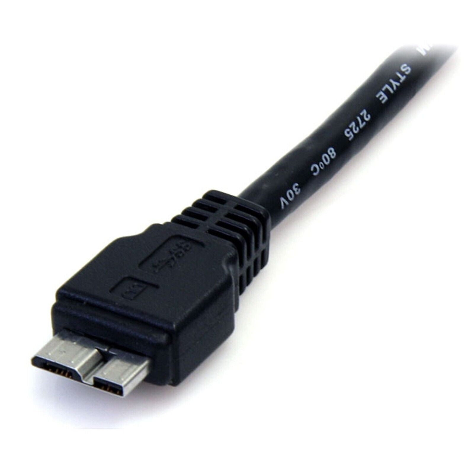 StarTech USB3AUB50CMB 1.5Ft USB 3.0 to Micro B Cable SuperSpeed Cable Cord Black