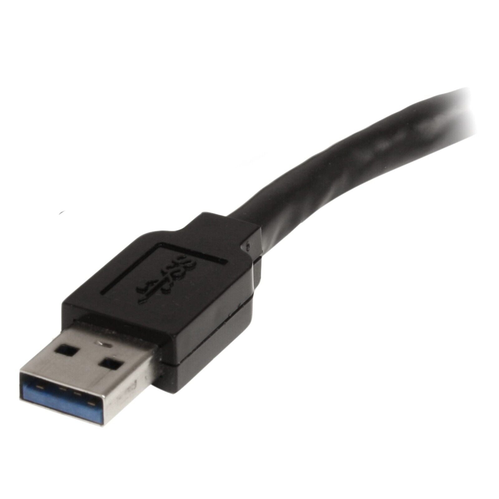 StarTech USB3AAEXT5M 16Ft USB 3.0 Active Extension Cable Male to Female Black