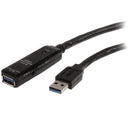 StarTech USB3AAEXT3M 9Ft USB 3.0 Active Extension Cable Male to Female Black