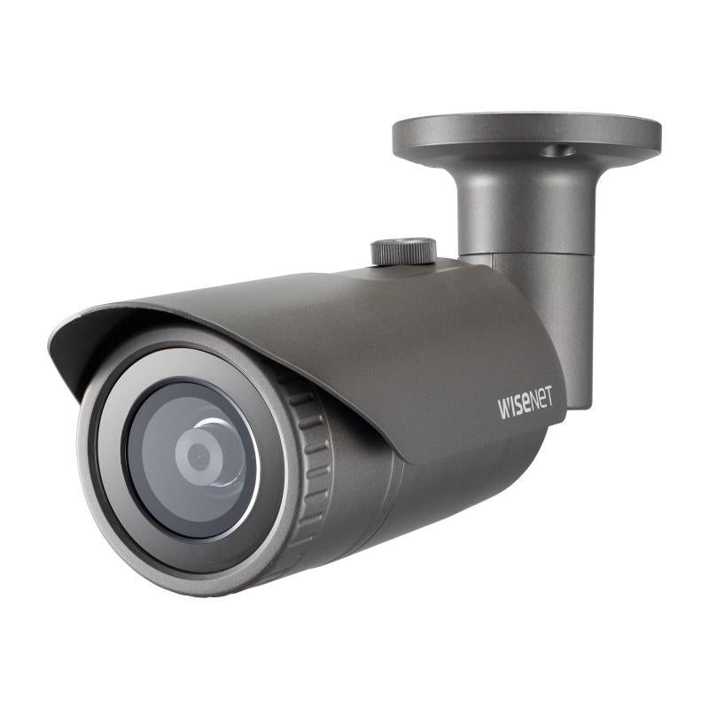 Hanwha QNO-8010R Q-Series 5MP IR Bullet Camera, 2.8mm Fixed Lens, Dark Gray