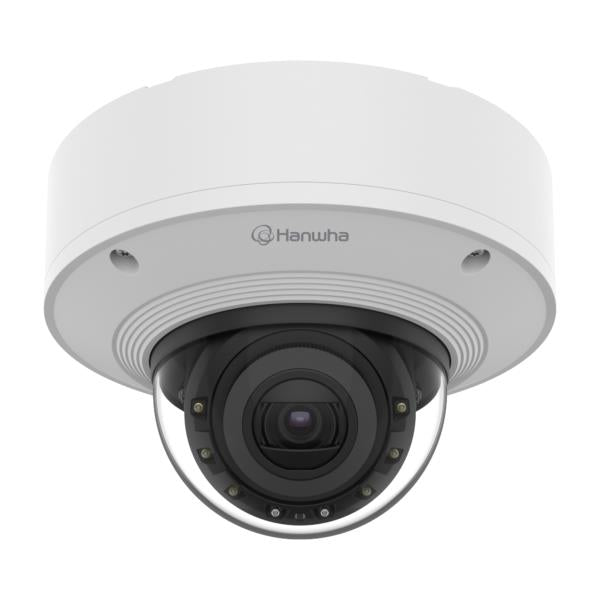 Hanwha XNV-8082R X-Series 6MP IR Outdoor Vandal Dome Camera, 2.8-8.4mm Varifocal