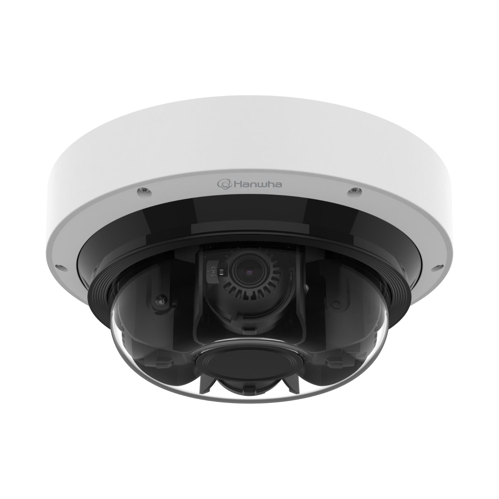 Hanwha PNM-C16083RVQ 4MP 4-Channel Outdoor Vandal-Rated IP Camera with 3.3-5.7mm