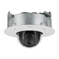 Hanwha XND-6081FZ X-Plus 2MP Flush-Mount Indoor Dome Camera, 2.8-12mm Varifocal