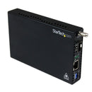 StarTech ET91000SFP2 Gigabit Ethernet Fiber Media Converter w Open SFP Slot TAA